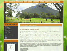Tablet Screenshot of lochranzagolf.com